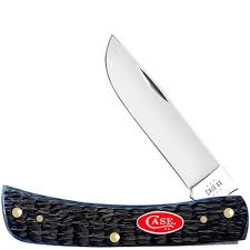 Case XX #06890 - Sod Buster Jr. - Navy Blue Bone Jigged