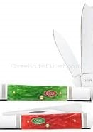 Case XX #10933 - Razor - Magician, Bright Green Bone and Dark Red Bone Gift Set