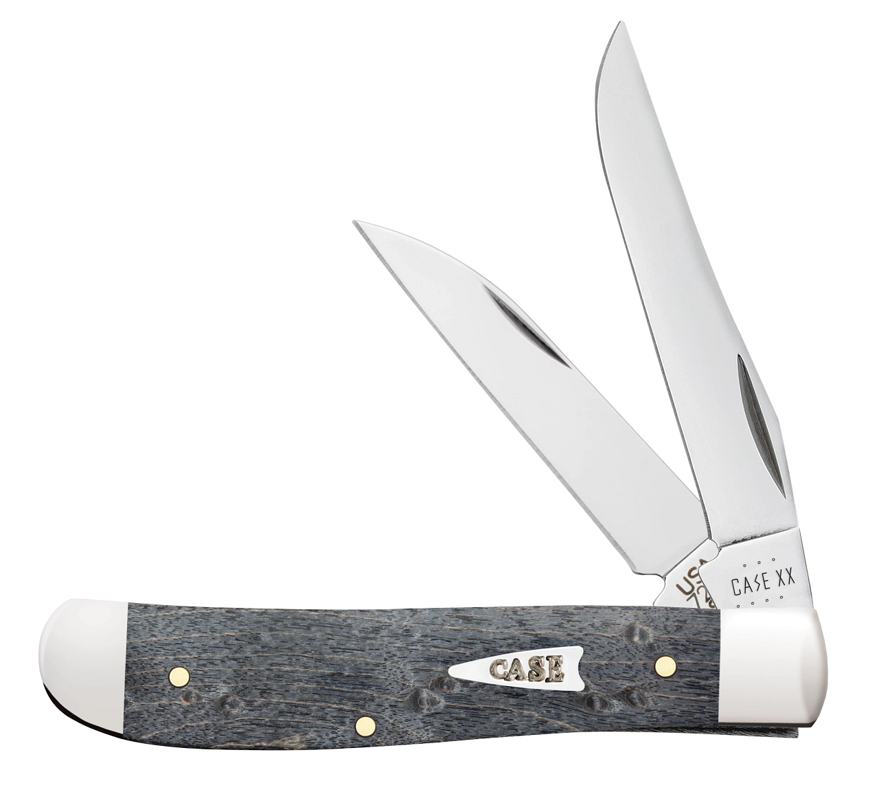 Case XX #11011 - Mini Trapper - Gray Birdeye Maple Wood