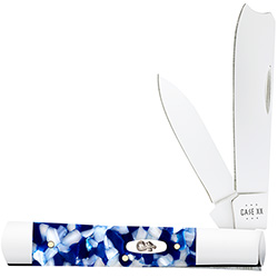 Case XX #50727 - Razor - Blue Crackle Kirinite 