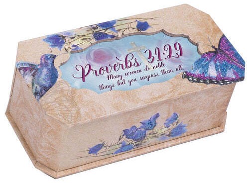 Cottage Garden Music Box - Proverbs 31 - Petite Box