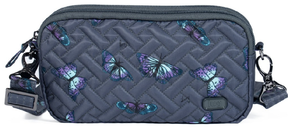 LUG - Coupe XL - Large Convertible Crossbody - Butterfly Garden ...