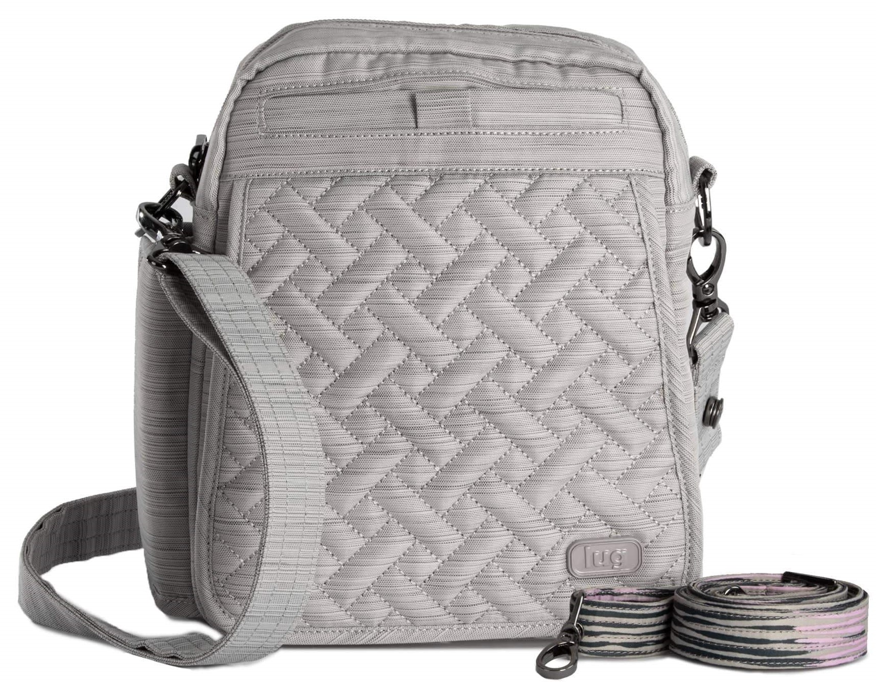 lug flapper cross body bag