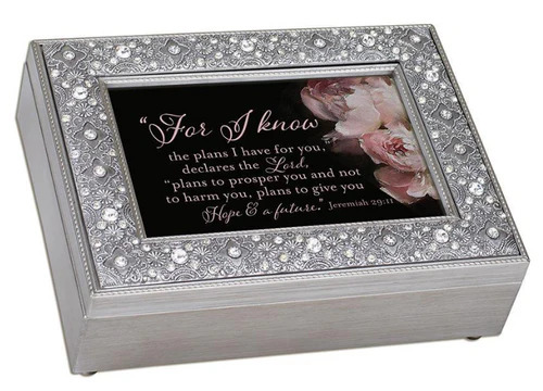 Cottage Garden Music Box - Jeremiah 29:11