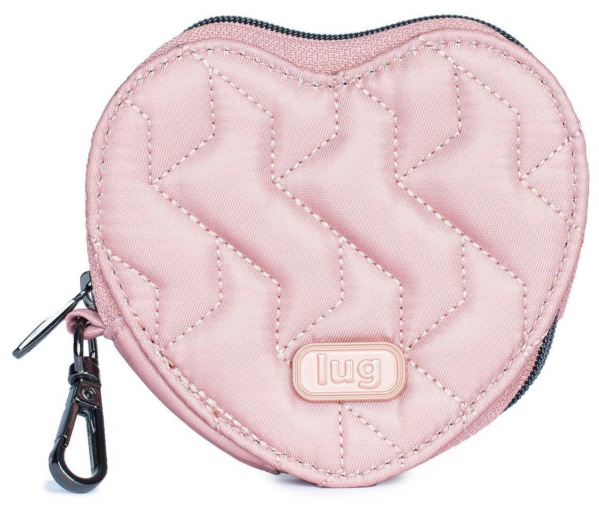 LUG - Heart Pouch - Card, Coin & Cash Pouch - Blush Pink - Planktown Hardware & More