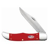 Case XX #73928 - Folding Hunter - American Workman - Red Synthetic - Carbon Steel CS