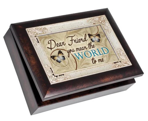 Cottage Garden Music Box - Dear Friend 