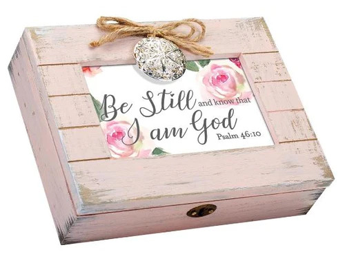 Cottage Garden Music Box - Psalm 46:10, Be Still And Know 