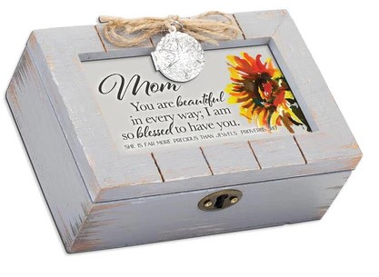 Cottage Garden Music Box - Mom, You Are Beautiful 