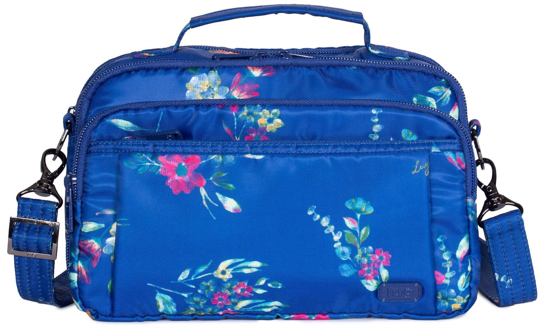 LUG - Scoop - Crossbody, Compact Purse - Bouquet Blue - Planktown ...