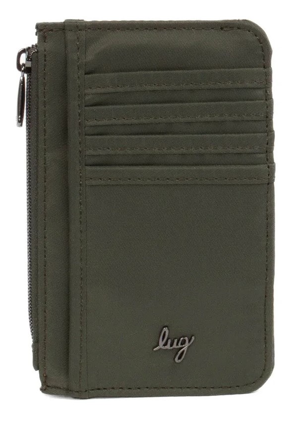 LUG - Slide - Secure & Stylish Card Wallet - Olive Green