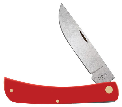 Case XX #73933 - Sod Buster - American Workman, Red Synthetic Smooth - Carbon Steel CS