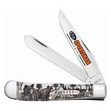 Case XX #81223 - Trapper Sportsman w/Bear - Natural Smooth Bone