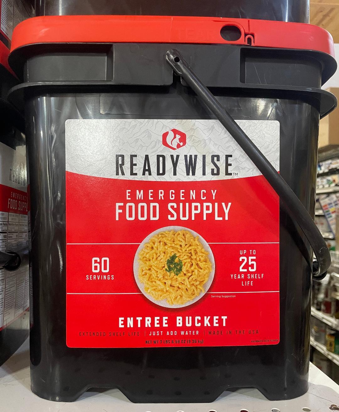 Readywise - Wise Entree Bucket - 60 Servings