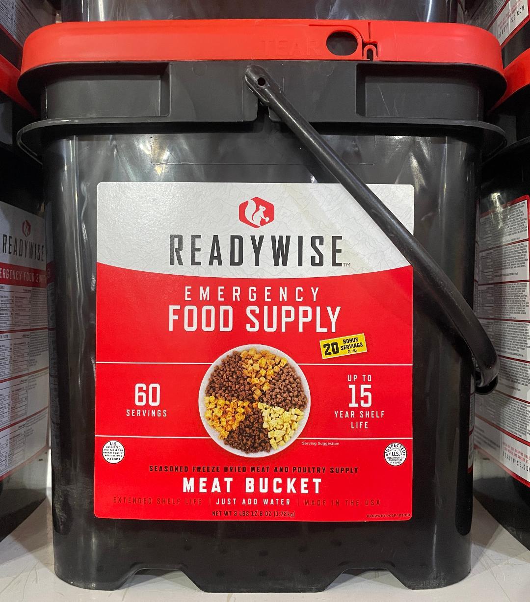 Readywise - Wise Meat Bucket - 60 Servings